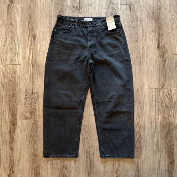 NWT Madewell Darted Barrel-Leg Jean in Olenda Wash - Picture 3 of 6